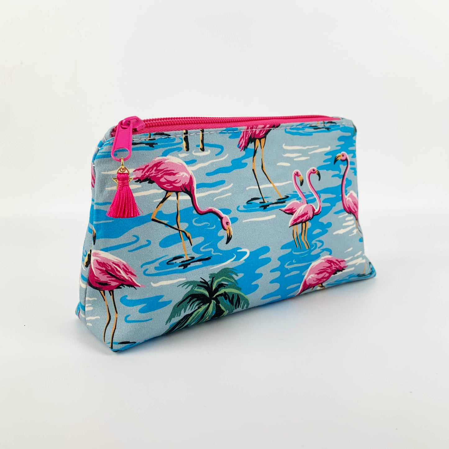 Tropical Flamingo Makeup & Cosmetics Pouch