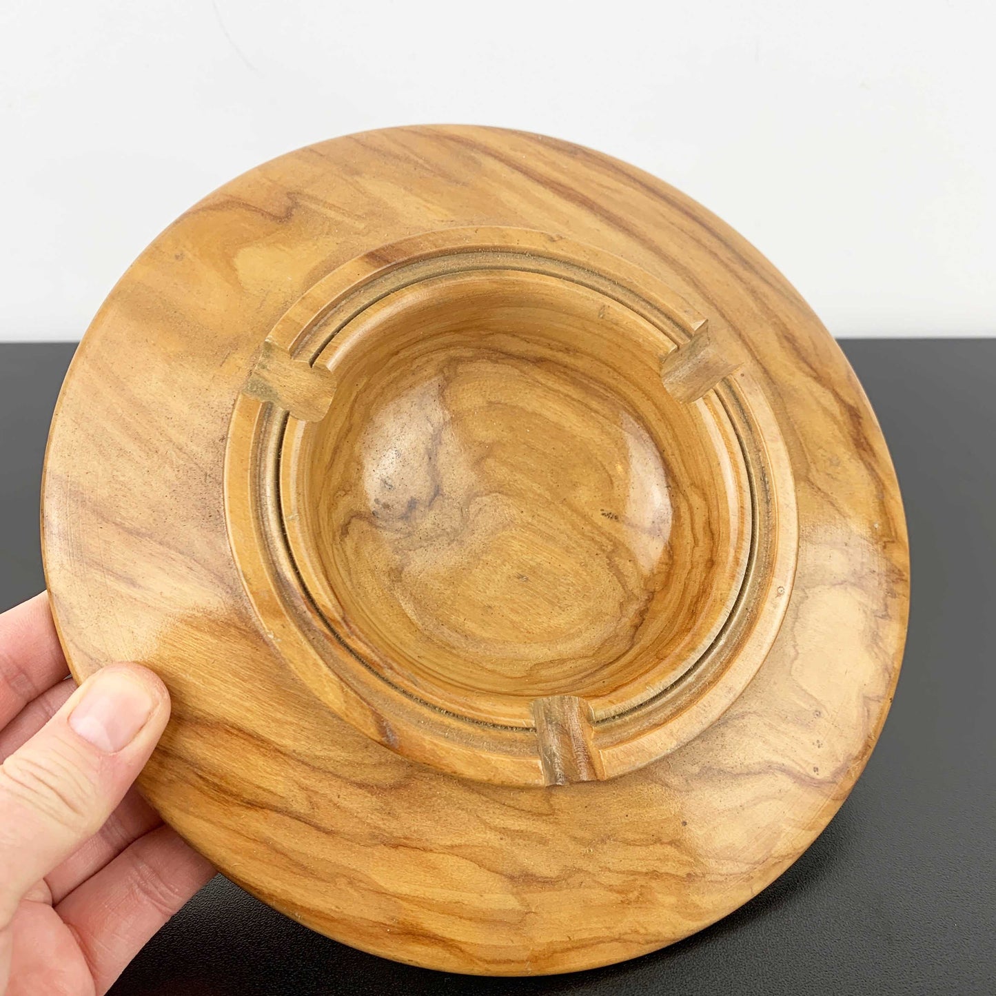 Handcrafted Turned Timber Ashtray