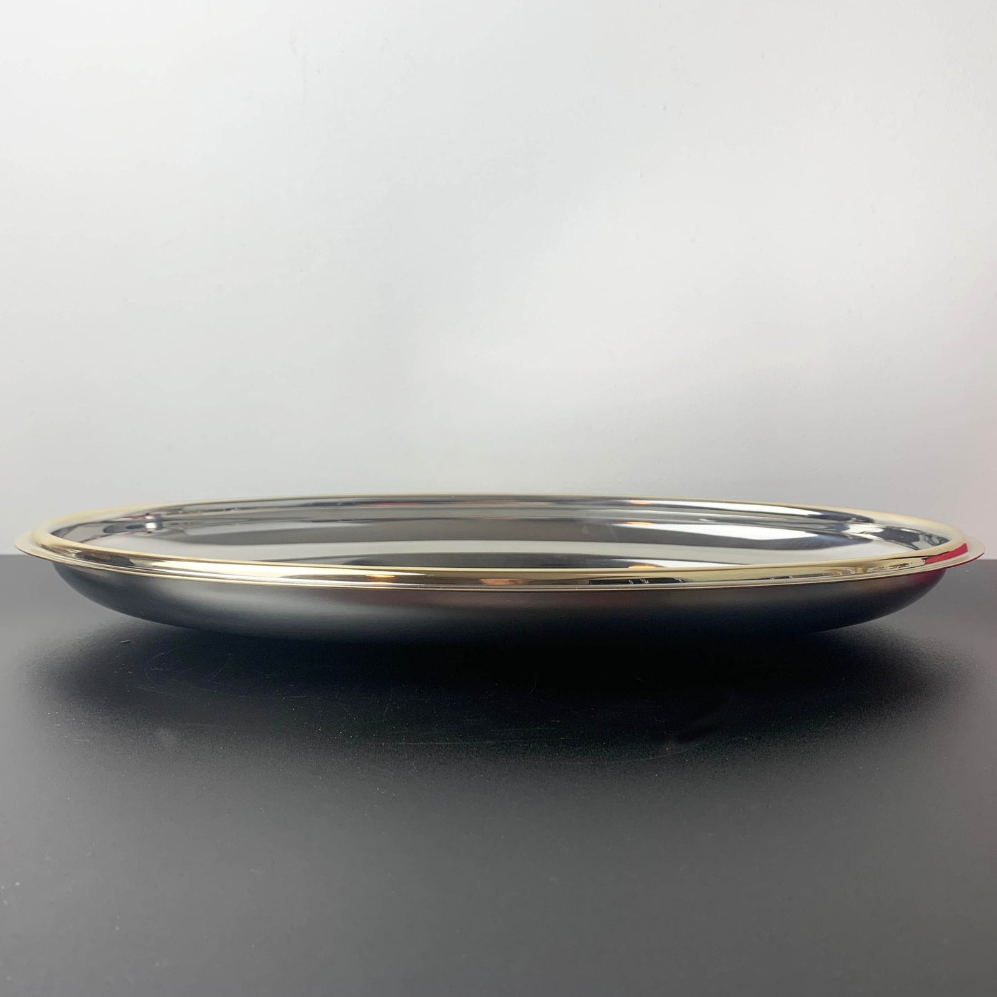 Vemi Antipasti Platter with 24k Gold Trim and Cherry Wood Utensils