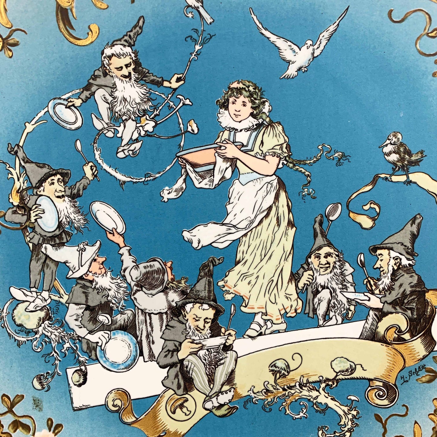 VIlleroy & Boch 'Snow White & the Seven Dwarfs' Collector Plate