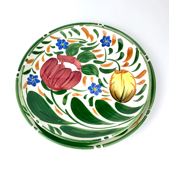 Pair of Wade Capri design plates
