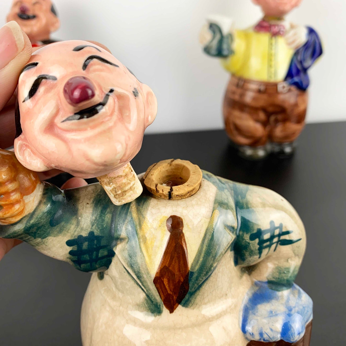 Ceramic Italian Waiter Decanters