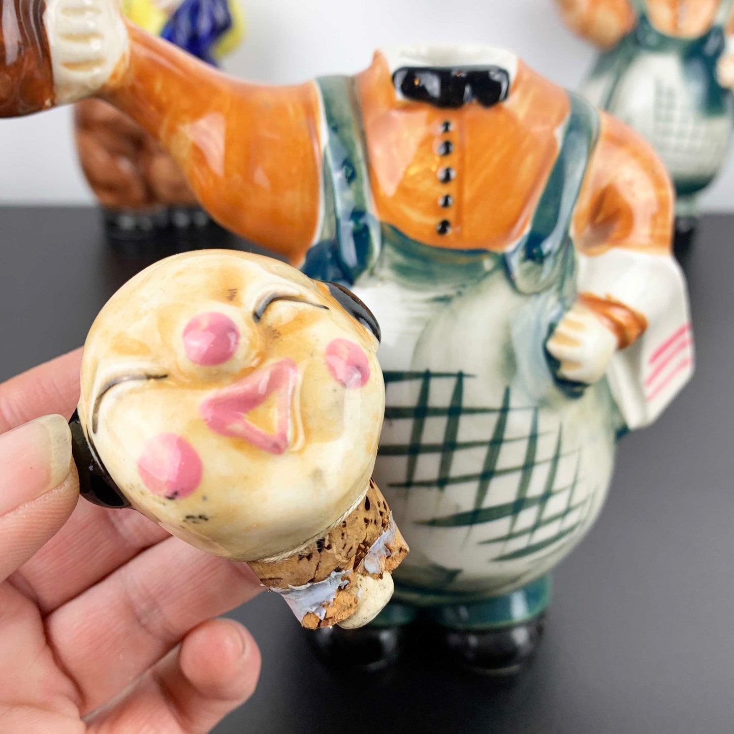 Ceramic Italian Waiter Decanters