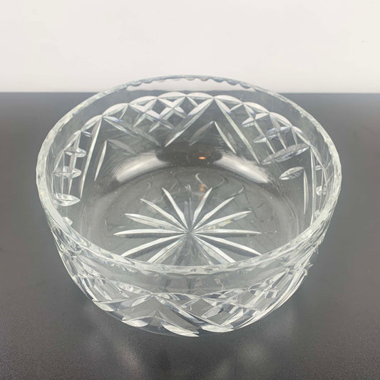 Webb Corbett Crystal Diamond Cut Salad Bowl