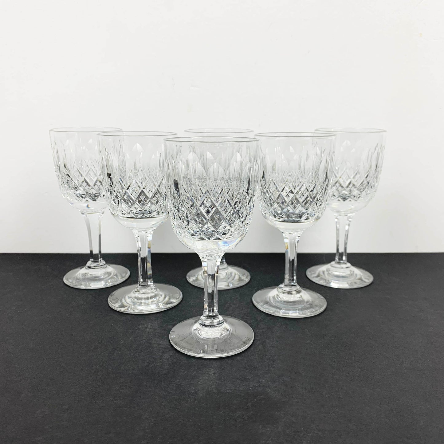 Thomas Webb 'Normandy' sherry and liqueurglasses