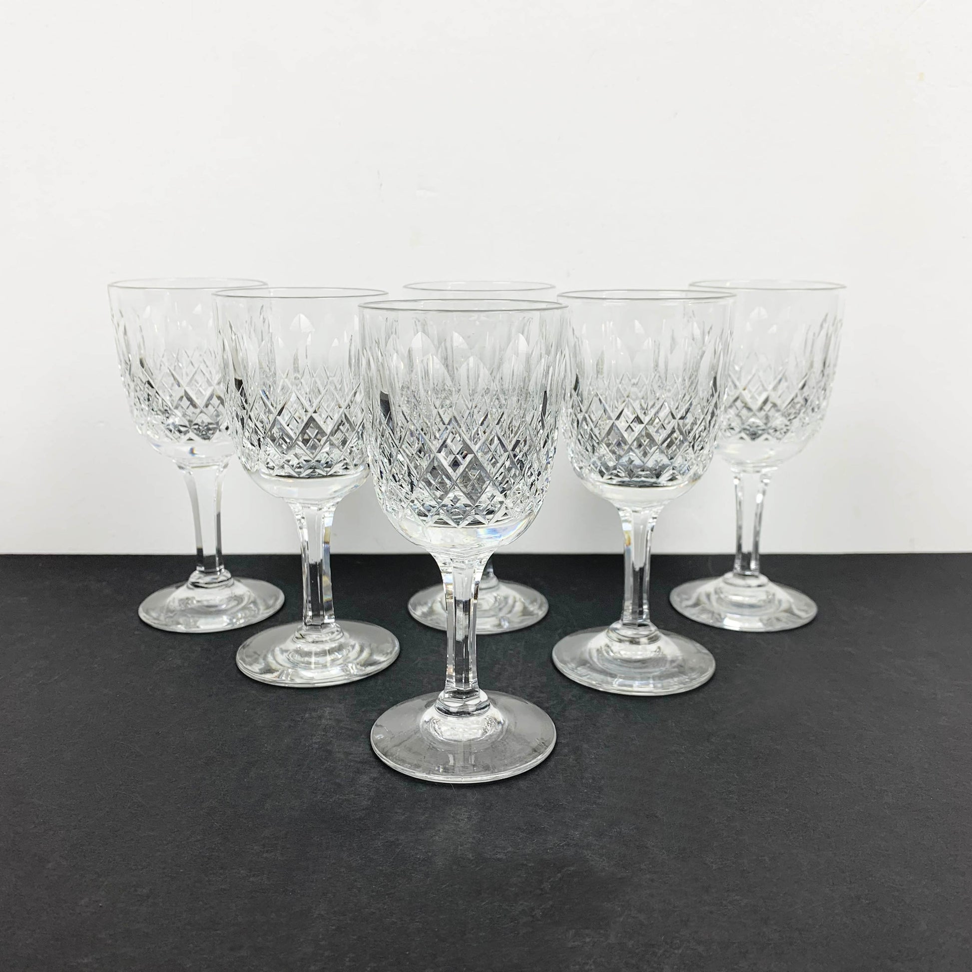 Thomas Webb 'Normandy' sherry and liqueurglasses