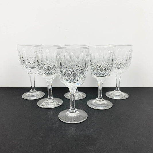 Thomas Webb 'Normandy' sherry and liqueurglasses