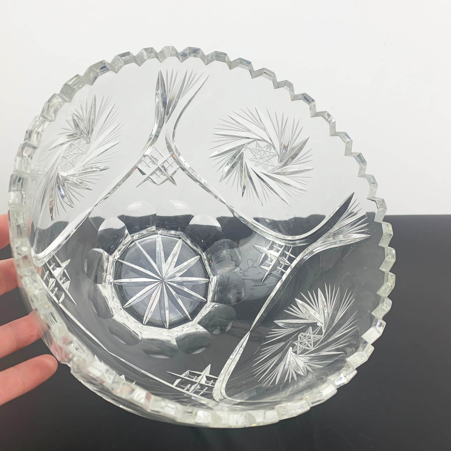 Lausitzer Large Crystal Bowl