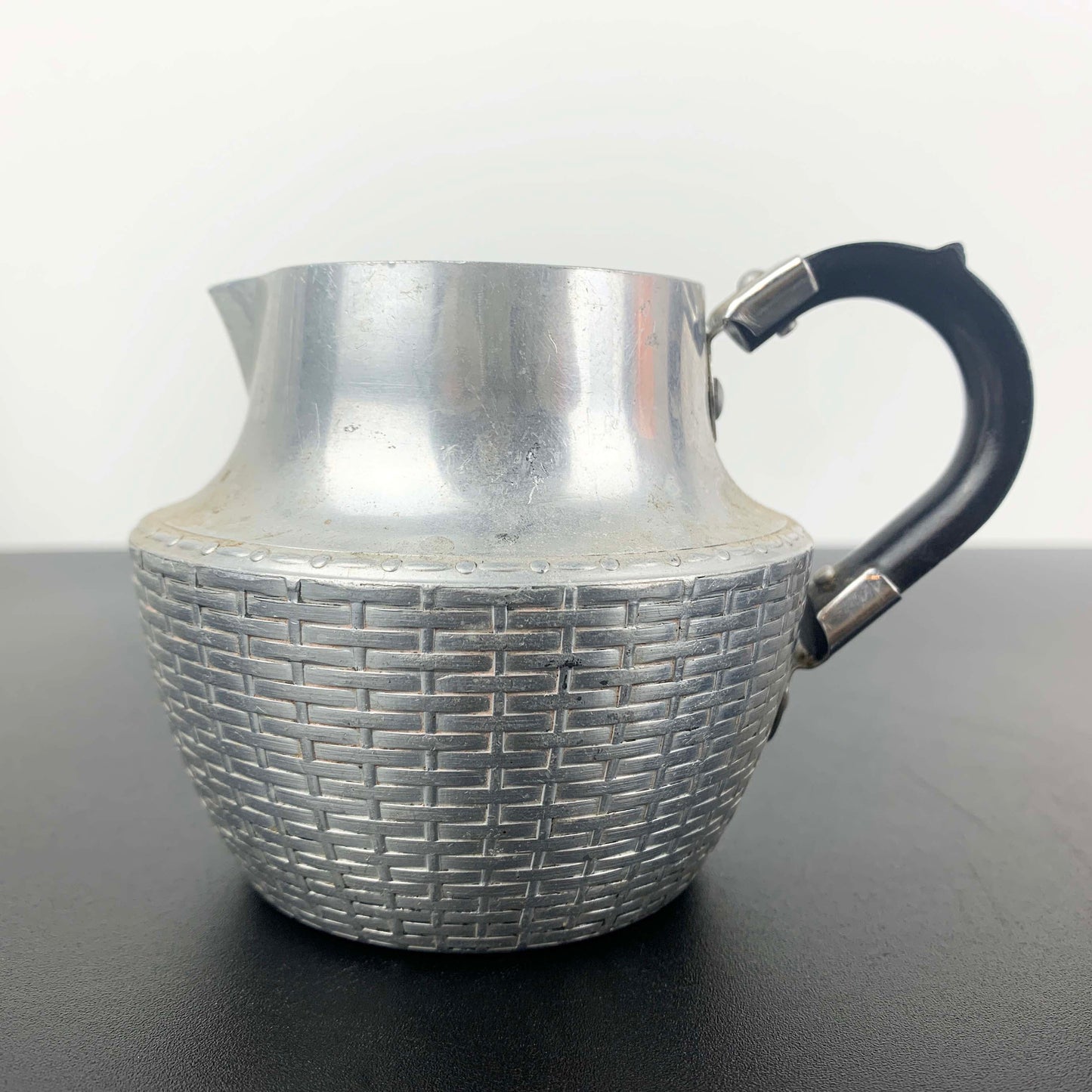 Wikka Ware Sugar Bowl and Creamer Set