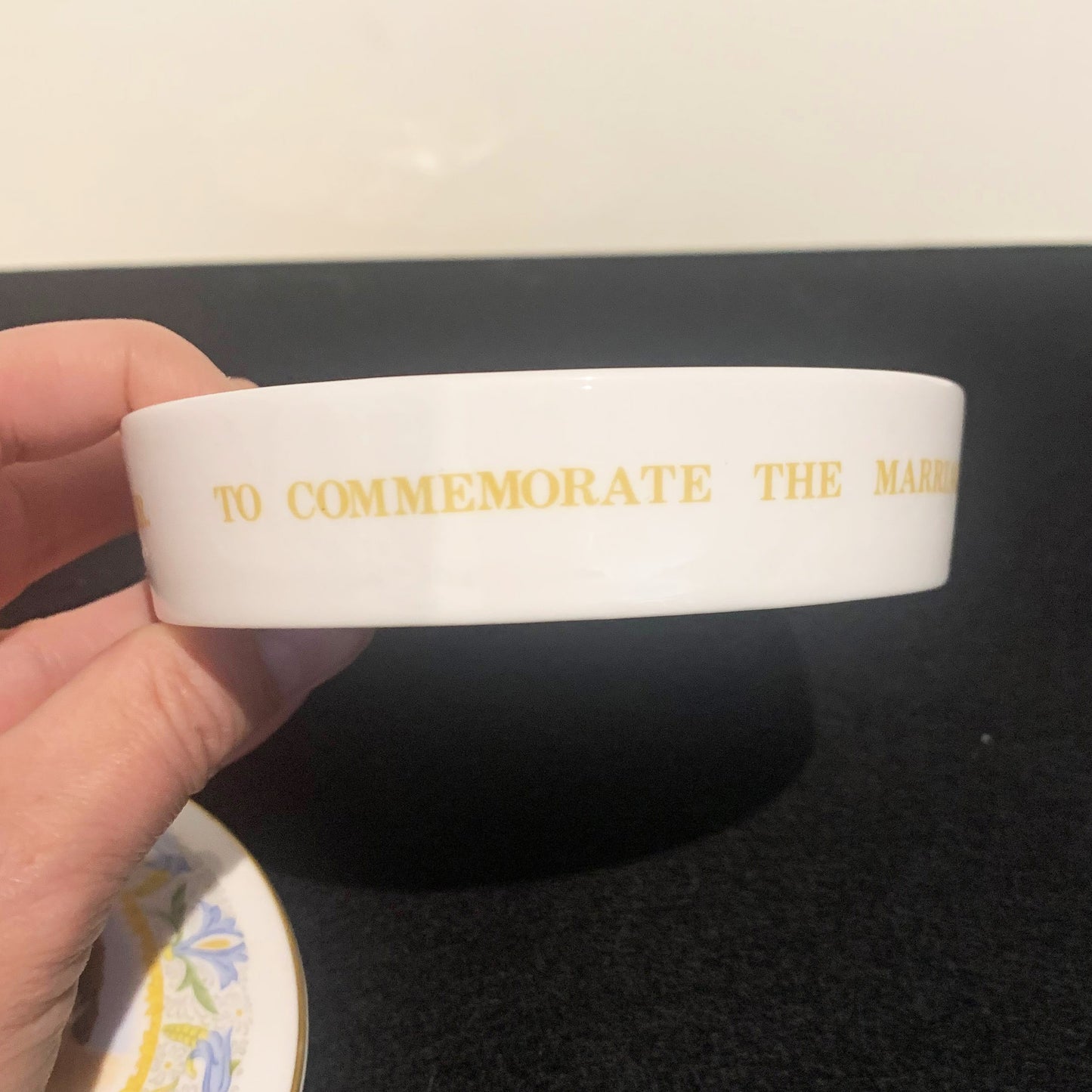 Princess Di commemorative wedding memorial trinket dish