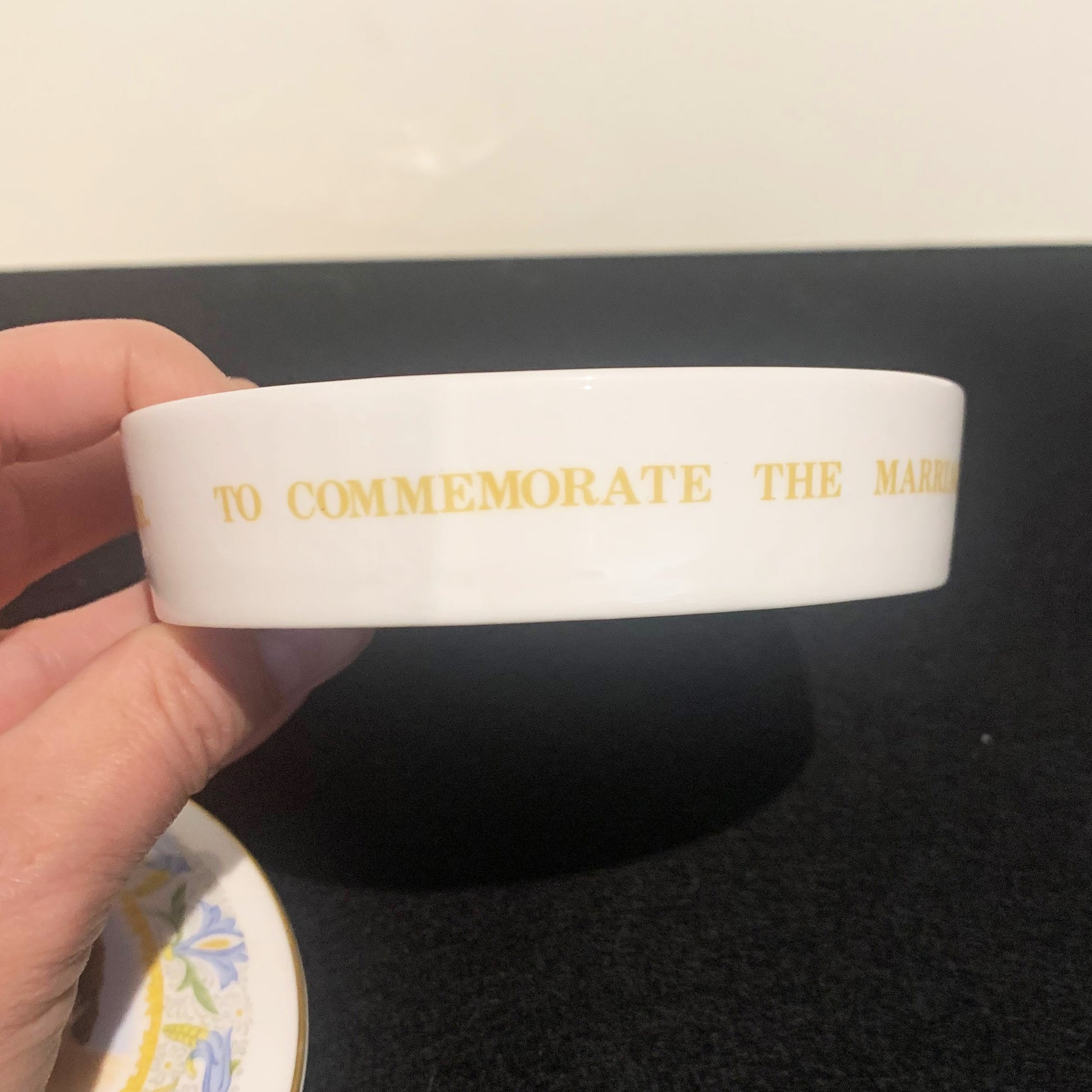 Princess Di commemorative wedding memorial trinket dish